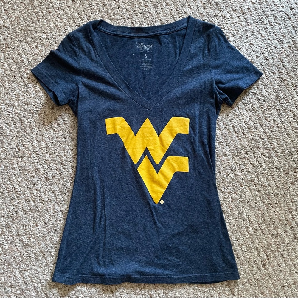 West Virginia V-neck T-shirt